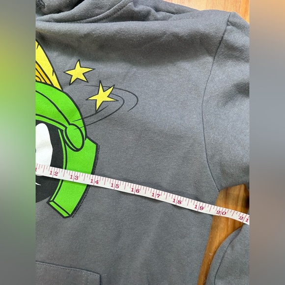 Looney Tunes Gray Hoodie with Marvin The Martian - Picture 4 of 6